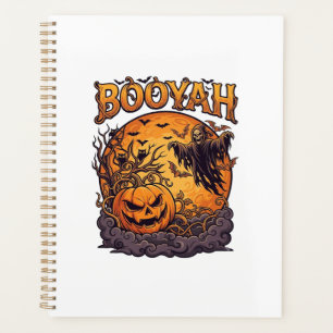 Agenda Booyah Halloween Abóbora Ceifador Lua Laranja_1