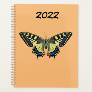Agenda Borboleta amarela e preta