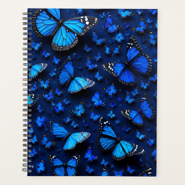 Agenda borboleta azul (Frente)