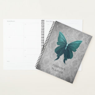 Agenda Borboleta de Teal Jeweled