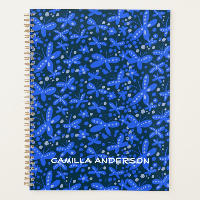 Agenda Borboletas azuis (Frente)