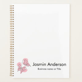 Agenda Borboletas Elegantes Modernas Mínimas