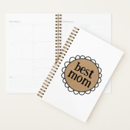 Agenda Borda escalada MOM MELHOR Personalizada