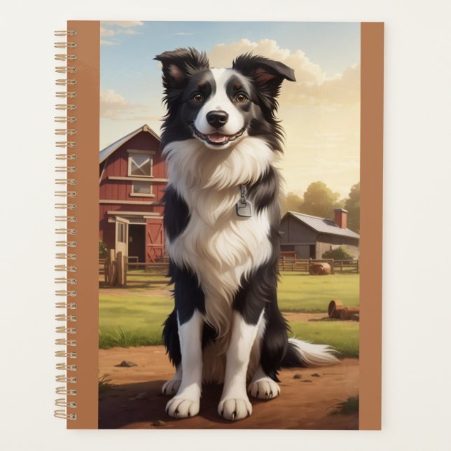 Agenda Border Collie Dog (Frente)