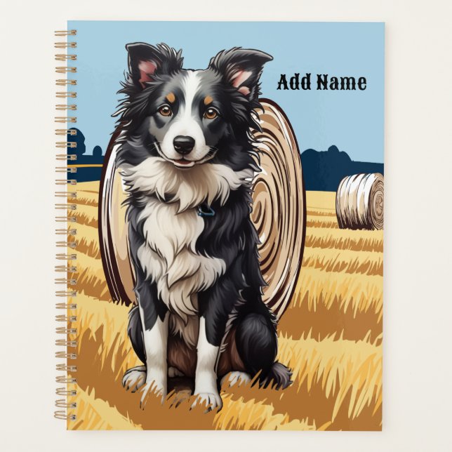 Agenda Border Collie on Farm (Frente)