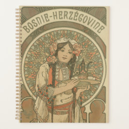 Agenda Bósnia e Herzegovina por Alphonse Mucha (1900)