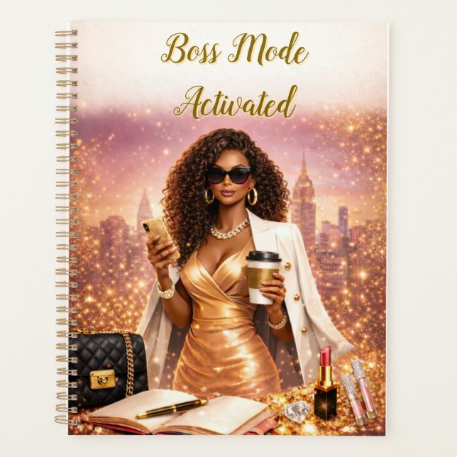 Agenda Boss Mode Activated Planner  (Frente)