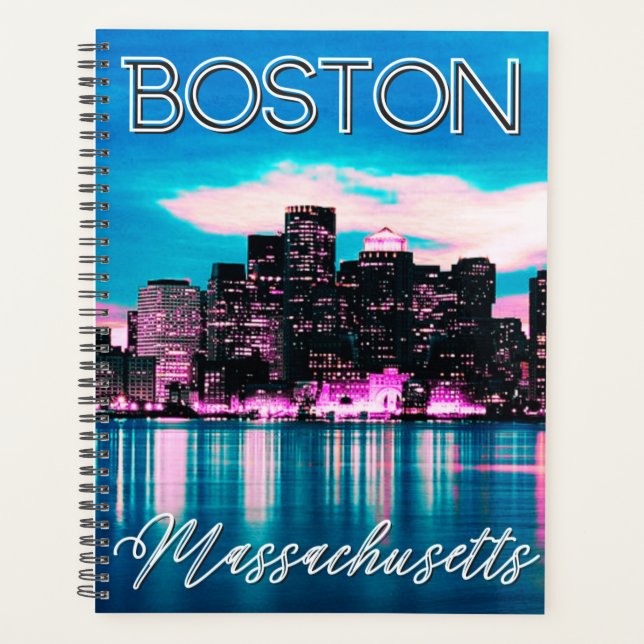 Agenda Boston Massachusetts Skyline (Frente)