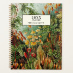 Agenda Botânica de Vintagem Antiquada Elegante<br><div class="desc">Notebook Elegante Antiquado Vintage Botanical Planner.</div>