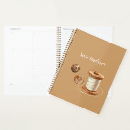 Agenda Botões de Linha Perfeitos para Costurar Creme Marr