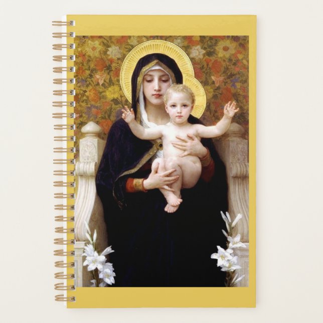 Agenda Bougereau Madonna e criança (Frente)