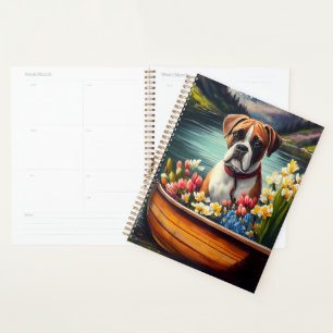 Agenda Boxeador em uma Paddle: Uma Aventura Cênica