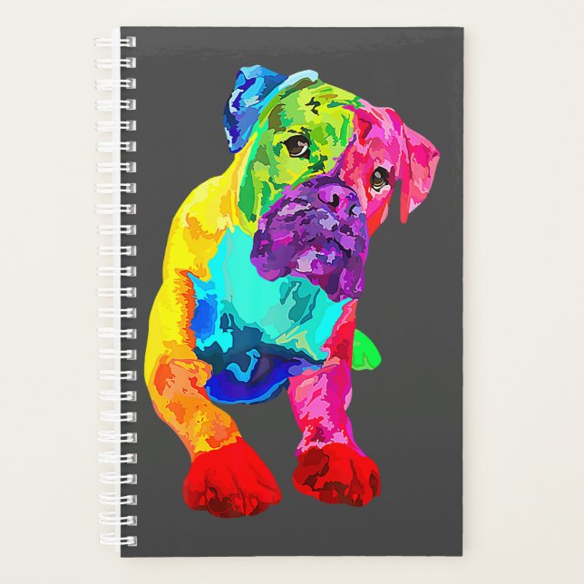Agenda Boxer Dog Art (Frente)