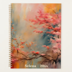 Agenda Branch Wabi-Sabi em cor-de-rosa e laranja