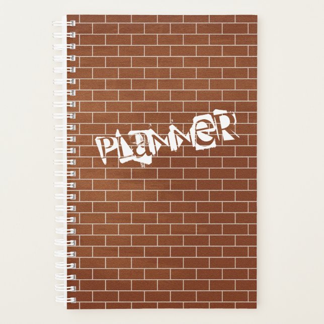 Agenda Brick Wall Planner (Frente)