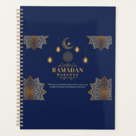 Agenda Brilho de Lanterna Elegante Saudação de Ramadan