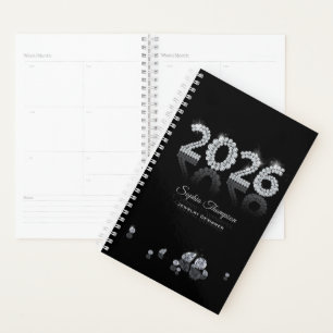 Agenda Brilliant Diamonds Luxo Ano Novo 2026 Joias