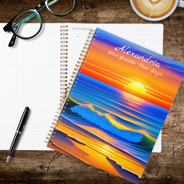 Agenda Brilliant Ocean Sunset (Criador carregado)