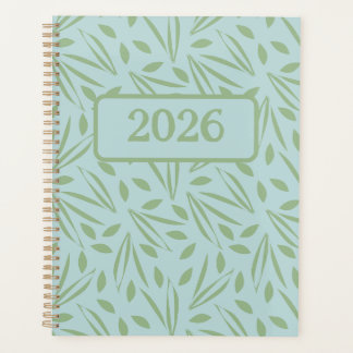 Agenda Brincando Entre a Folhagem: Verde sobre Verde Clar