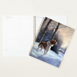 Agenda Brittany Spaniel Deixa-o nevar o Natal