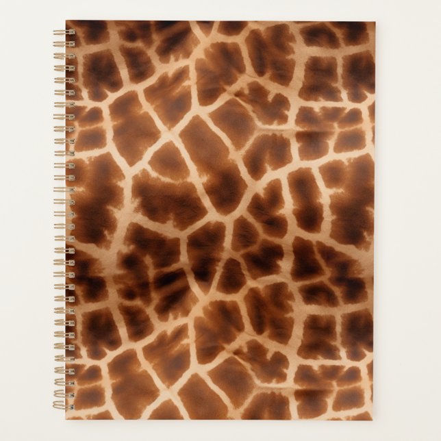 Agenda Brown Giraffe Impressão (Frente)
