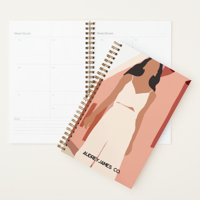 Agenda Brown Girl Boss Planner (Exibição)