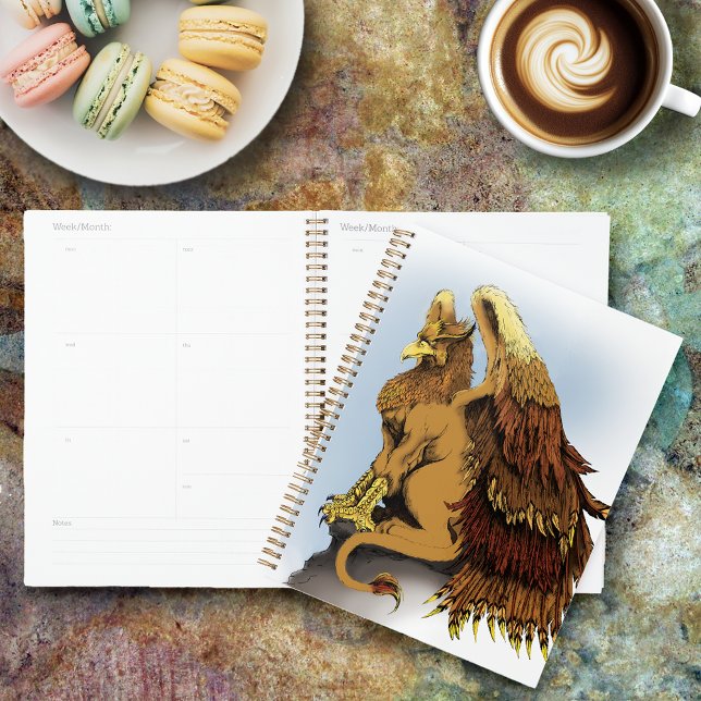 Agenda Brown Griffin Fantasy (Criador carregado)