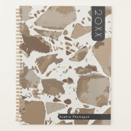 Agenda Brown Terrazzo ano novo