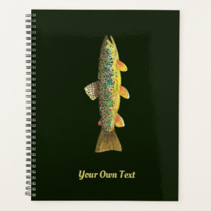 Agenda Brown Trout Pescador Personalizado