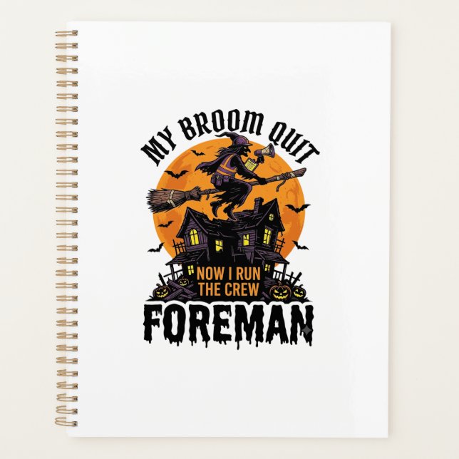 Agenda Bruxa da Equipe de Capataz de Vassoura Quebrada De (Frente)
