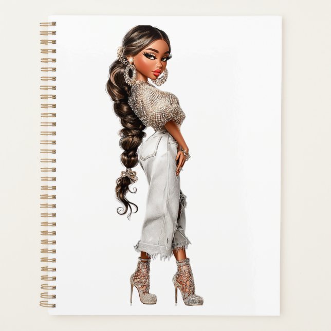 Agenda Bubble Ponytail Planner (Frente)