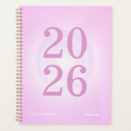 Agenda Bubblegum Aura Big Year Planner