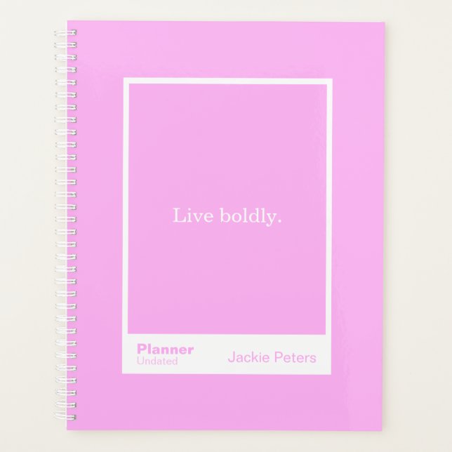 Agenda Bubblegum Pink Block Quote | Fully Customizable (Frente)