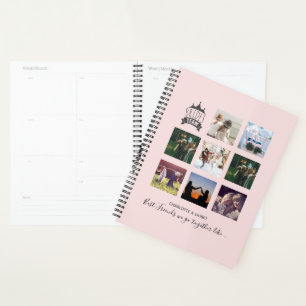 Agenda BUDGET Bridesmaid Oferece Citações de COLAGEM FOTO