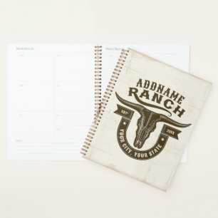 Agenda Bull Steer Skull Western Ranch