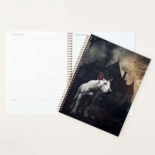 Agenda Bull Terrier Halloween Assustador (Exibição)