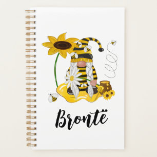 Agenda Bumble Bee Sunflower Personalised Gnomo Planner