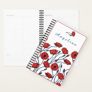 Agenda Buquê de Flor de Pilha Personalizado