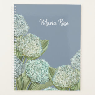 Agenda Buquê de Hydrangea azul Dusty