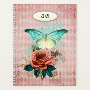 Agenda Buquê Luna Moth Personalizado