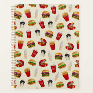 Agenda Burgers de Comida rápida, Fries, Sundaes