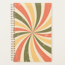 Agenda Burst de espiral retrô em Groovy