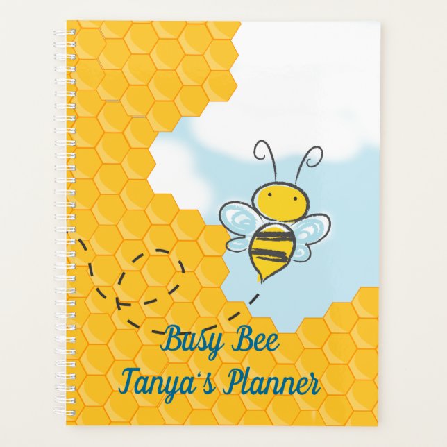 Agenda Busy Bee Personalizado (Frente)