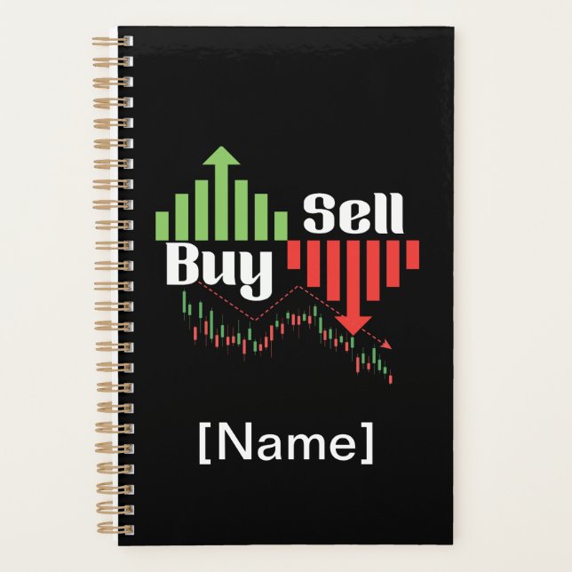 Agenda Buy Sell Stock Market Trading Chart Tee (Frente)
