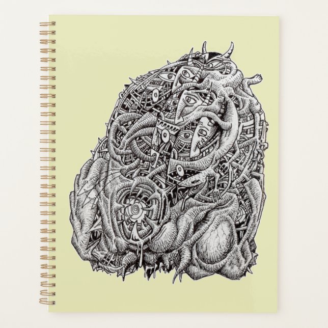 Agenda Cabeça Cosmográfica de Brian Benson (Frente)