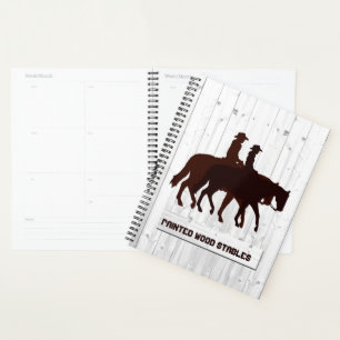 Agenda Cabos de Cavalo Madeira de Horso Ocidental 