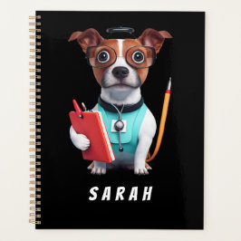 Agenda Cachorro A Trabalhar Como Enfermeira, Cachorro A V