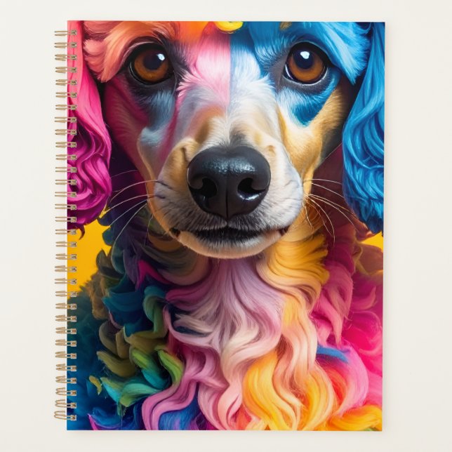 Agenda Cachorro Colorido (Frente)