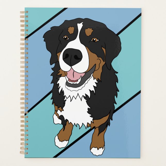 Agenda Cachorro da Montanha Bernese  (Frente)