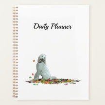 Cachorro De Dodô Em Folhas De Planner Diário